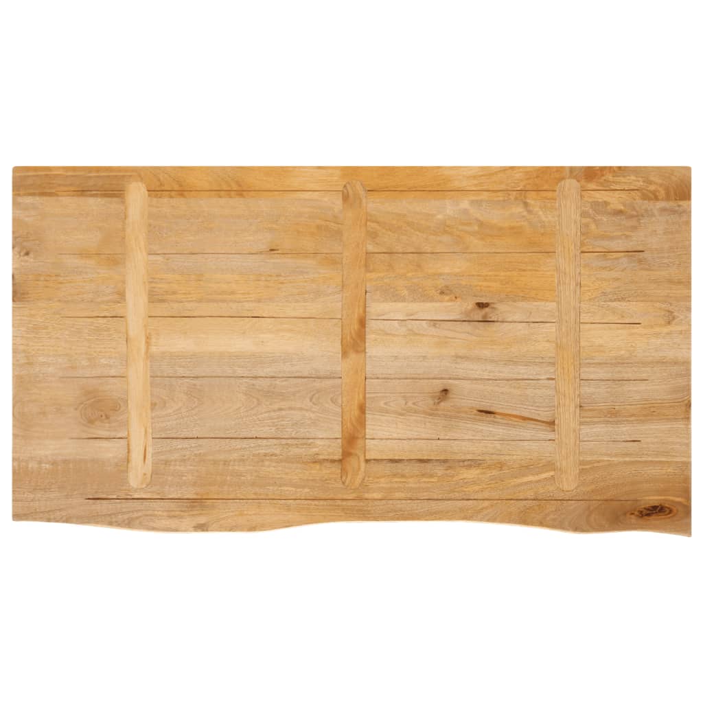Blat de masă contur organic 120x60x3,8 cm lemn masiv de mango GartenMobel Dekor