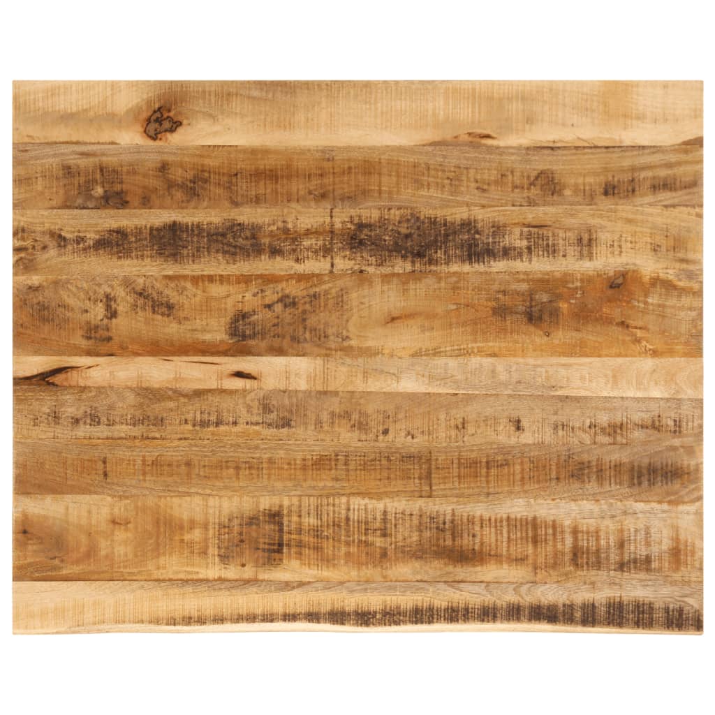 Blat de masă margine naturală, 100x80x3,8 cm, lemn masiv mango GartenMobel Dekor