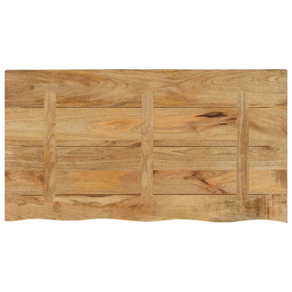 Blat de masă margine naturală, 120x60x3,8 cm, lemn masiv mango GartenMobel Dekor