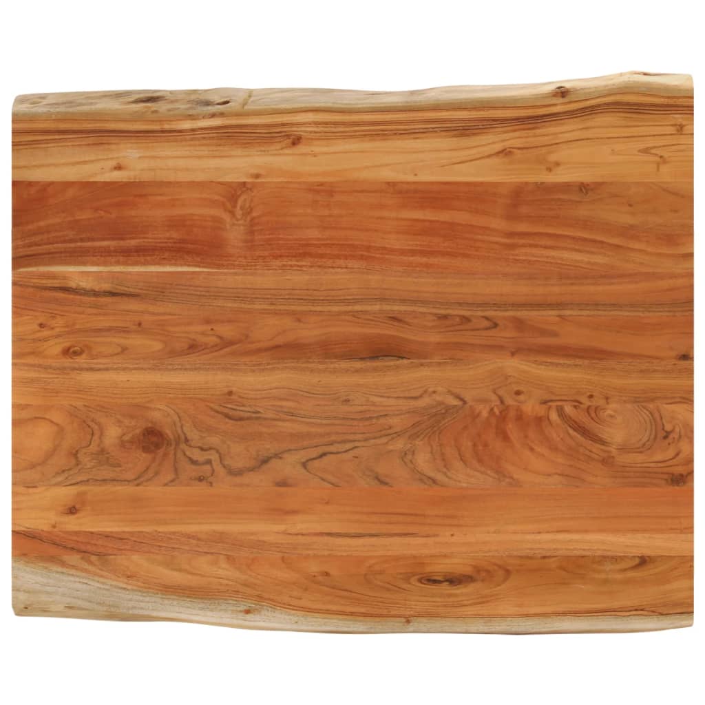 Blat masă, 90x80x2,5 cm dreptunghiular lemn acacia margine vie GartenMobel Dekor