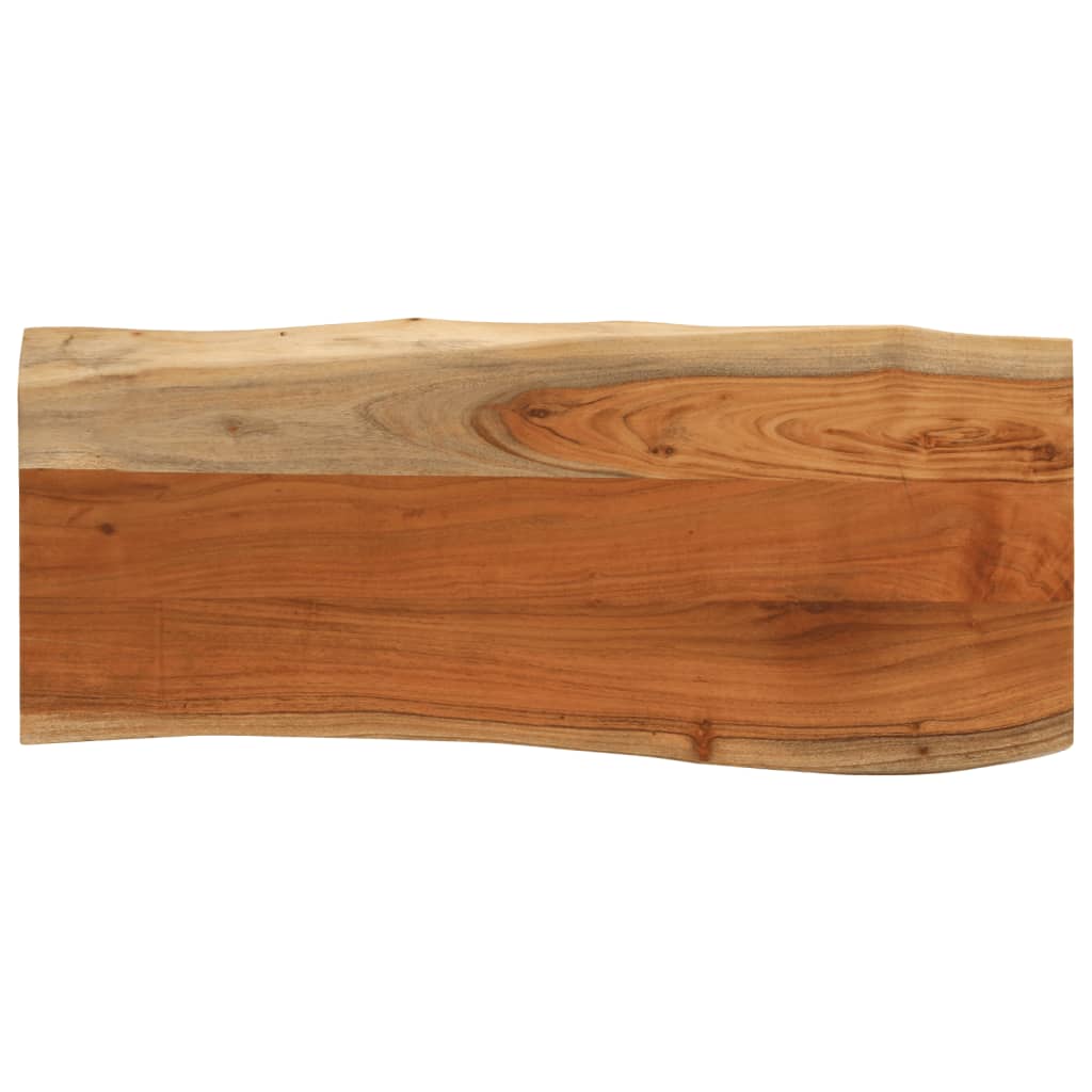 Blat masă 100x40x3,8 cm dreptunghiular lemn acacia margine vie GartenMobel Dekor