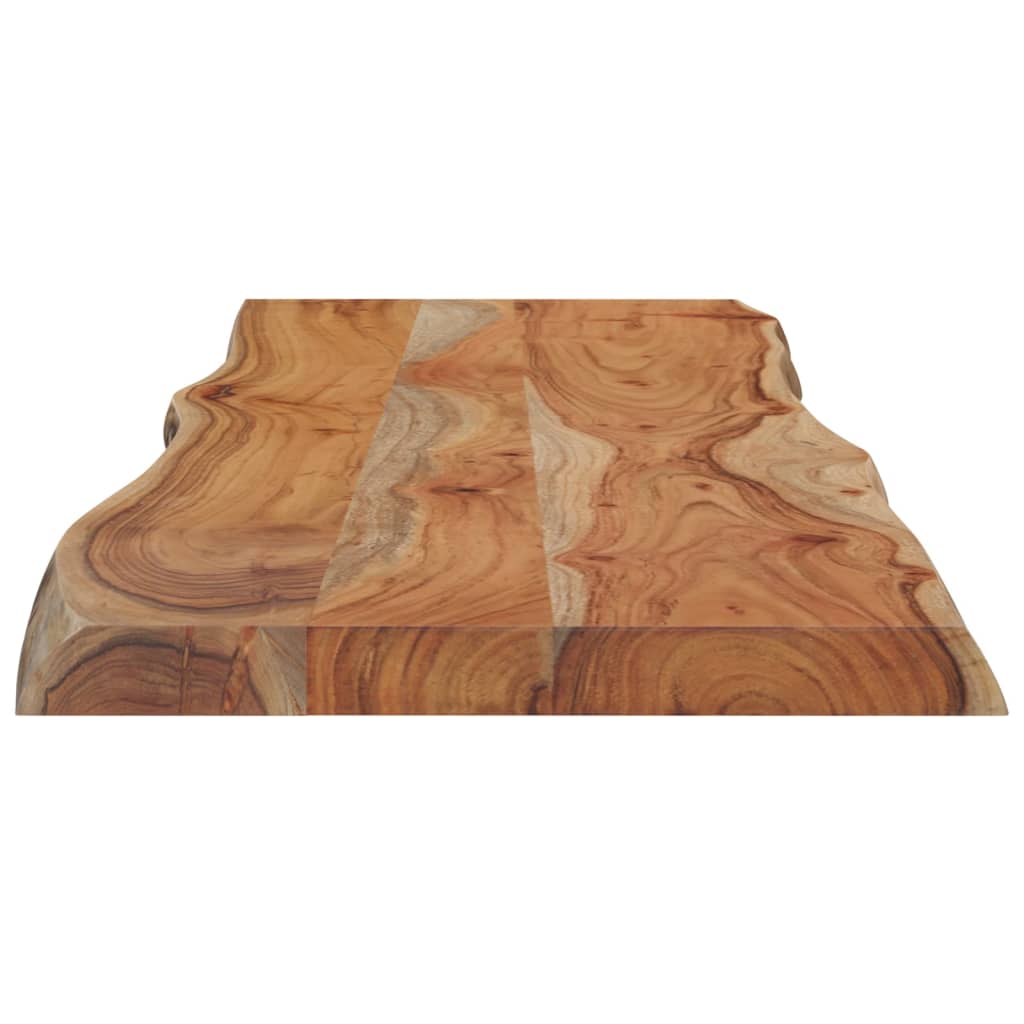Blat masă 110x40x2,5 cm dreptunghiular lemn acacia margine vie GartenMobel Dekor