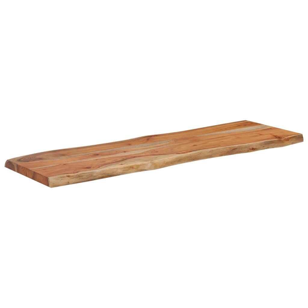 Blat masă 120x40x2,5 cm dreptunghiular lemn acacia margine vie GartenMobel Dekor