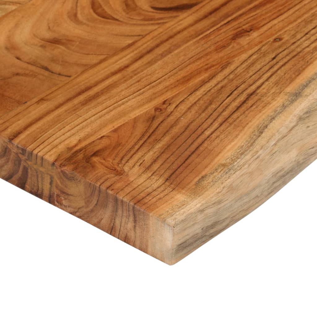 Blat masă 120x40x3,8 cm dreptunghiular lemn acacia margine vie GartenMobel Dekor