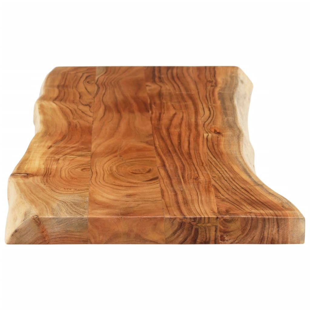 Blat masă 120x40x3,8 cm dreptunghiular lemn acacia margine vie GartenMobel Dekor