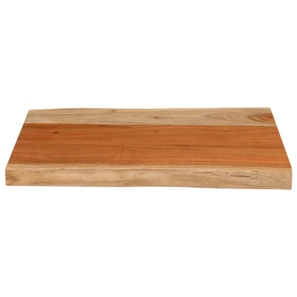 Blat masă 50x40x3,8 cm dreptunghiular lemn acacia margine vie GartenMobel Dekor