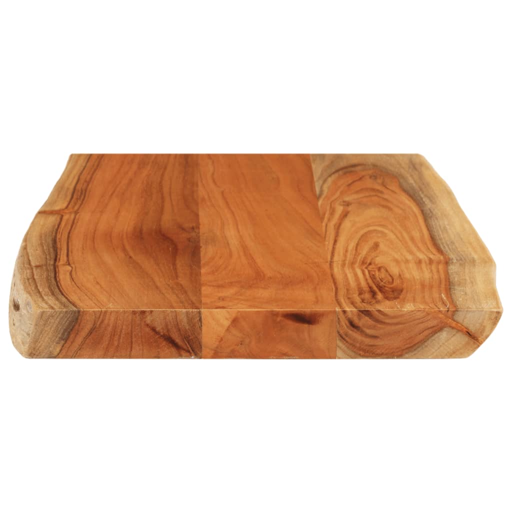 Blat masă 50x40x3,8 cm dreptunghiular lemn acacia margine vie GartenMobel Dekor