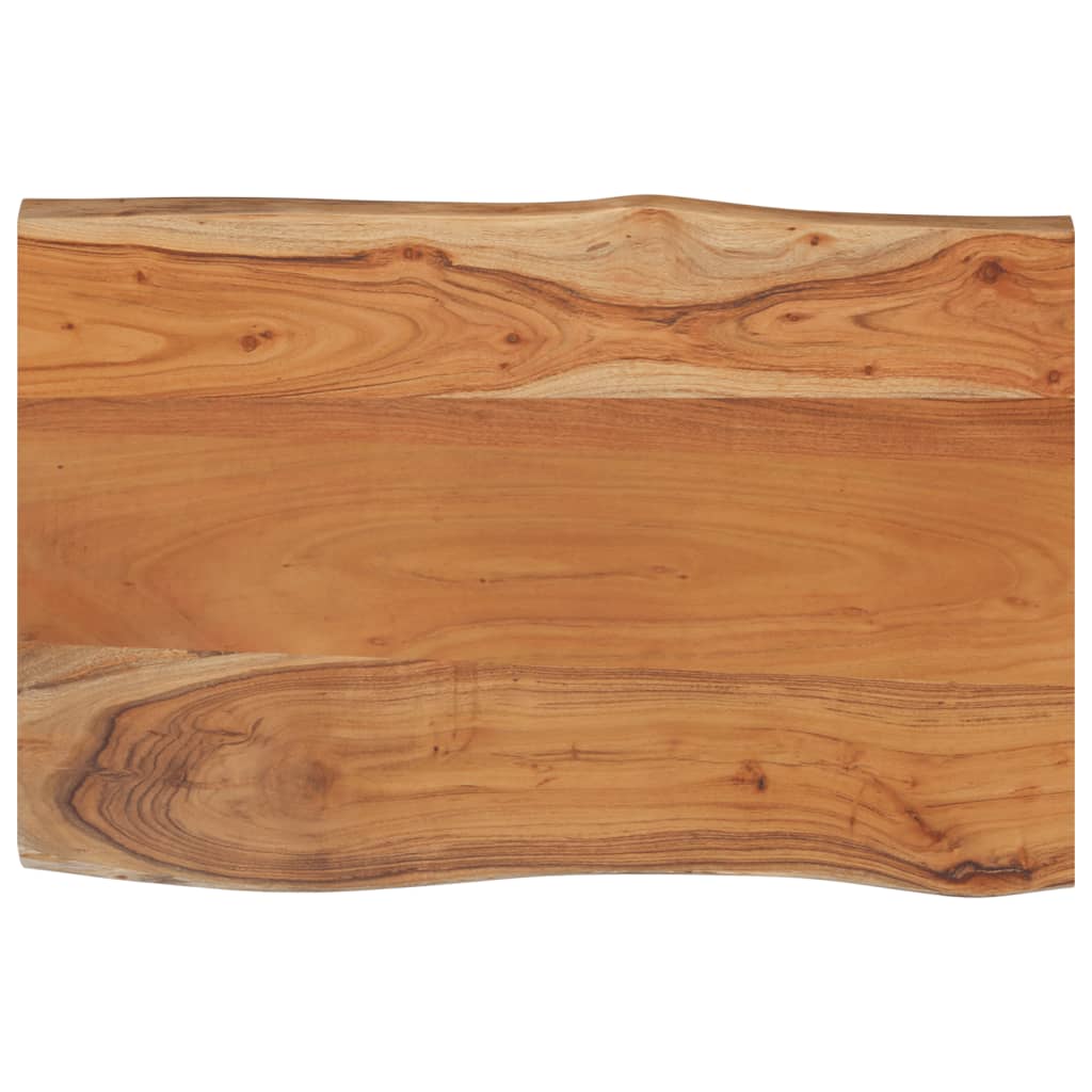 Blat masă 60x40x2,5 cm dreptunghiular lemn acacia margine vie GartenMobel Dekor