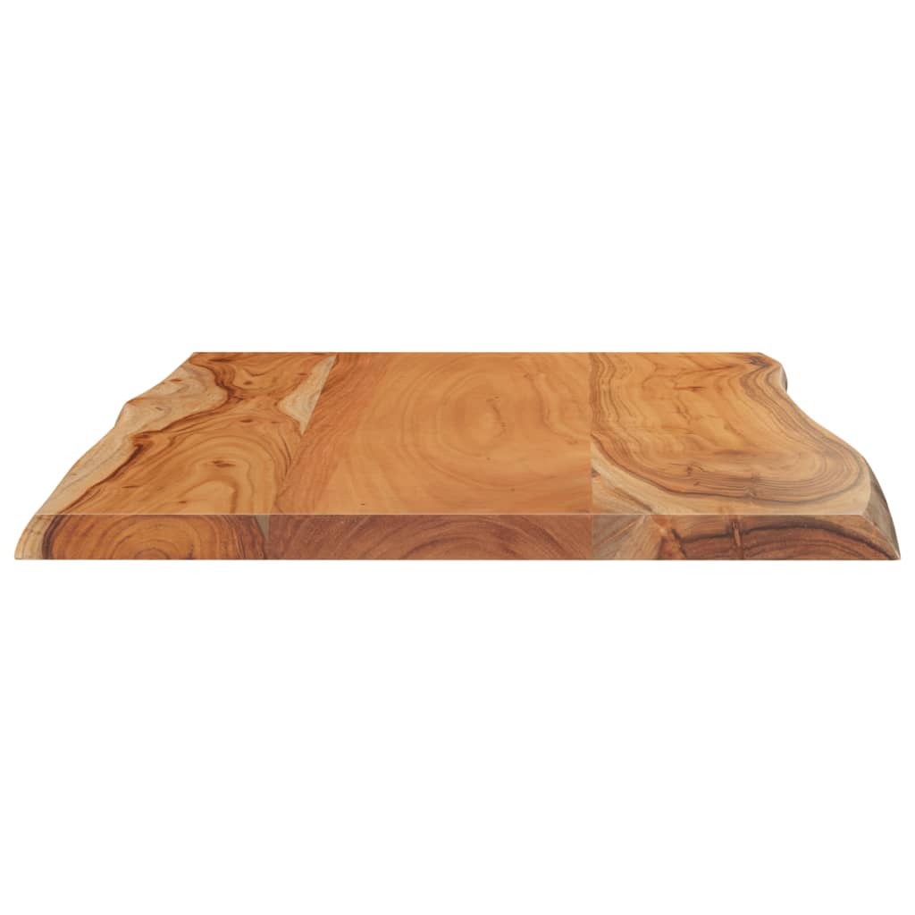 Blat masă 60x40x2,5 cm dreptunghiular lemn acacia margine vie GartenMobel Dekor