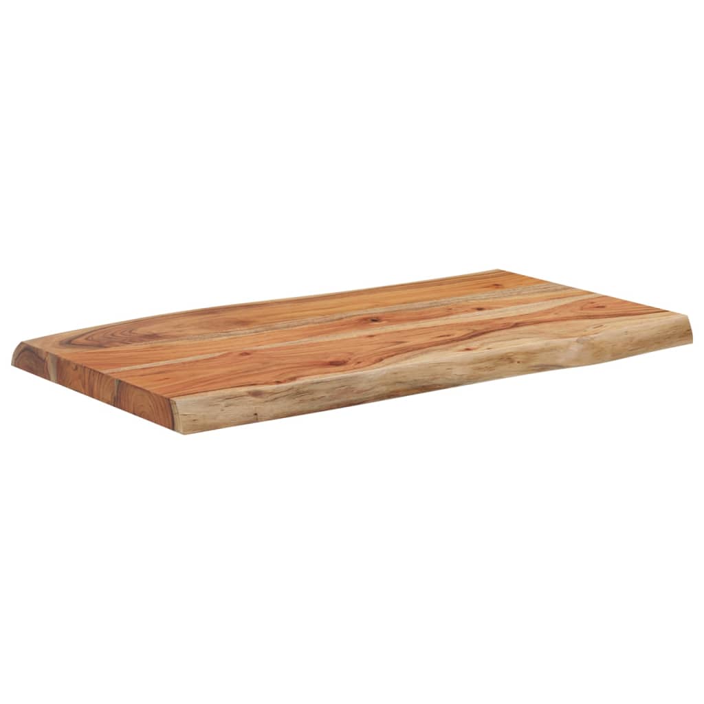 Blat masă 70x40x2,5 cm dreptunghiular lemn acacia margine vie GartenMobel Dekor