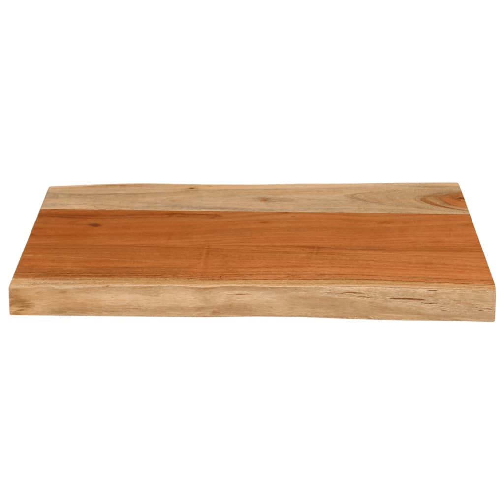 Blat masă 70x40x3,8 cm dreptunghiular lemn acacia margine vie GartenMobel Dekor