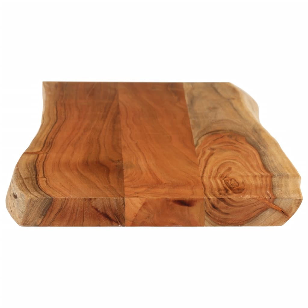 Blat masă 80x40x3,8 cm dreptunghiular lemn acacia margine vie GartenMobel Dekor