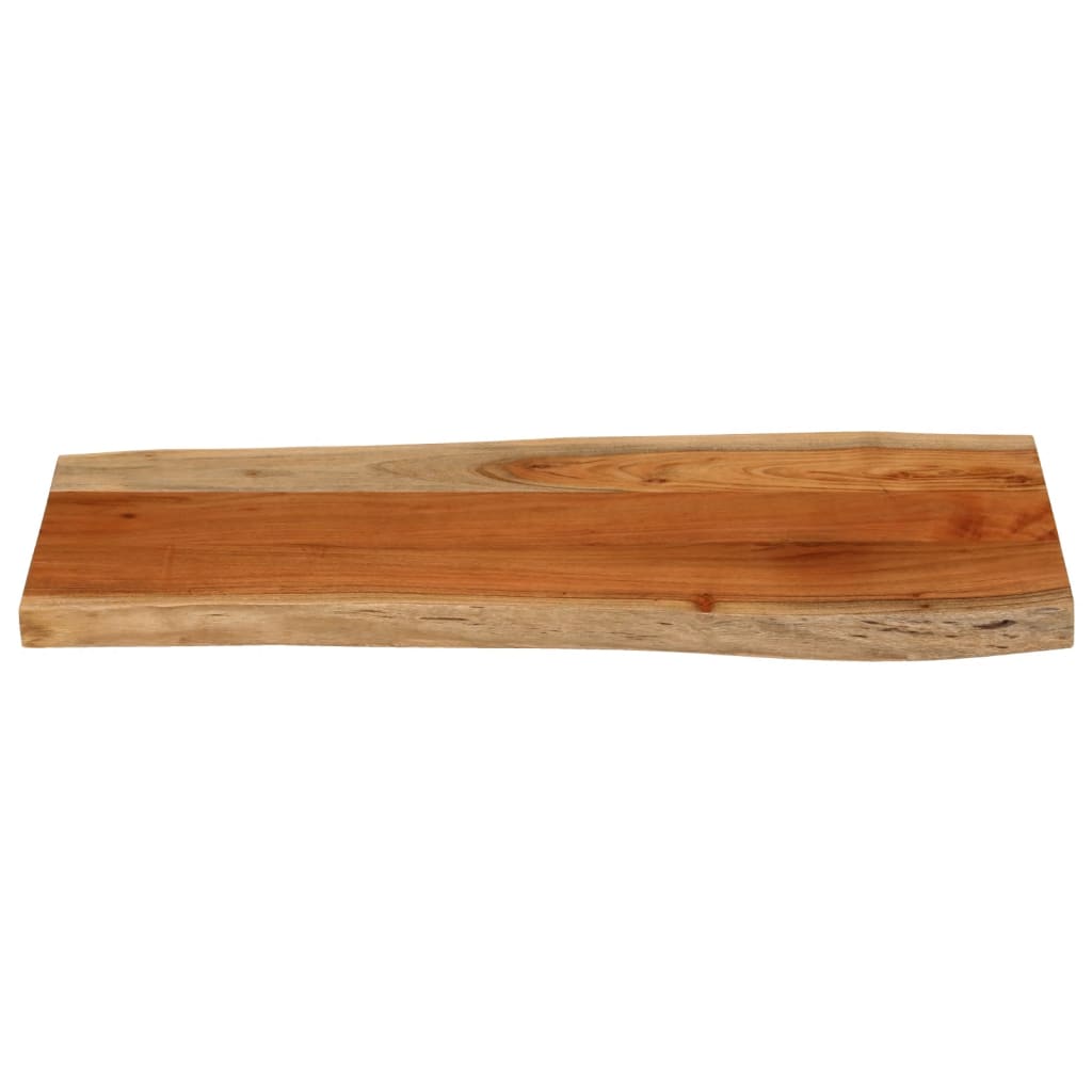 Blat masă 80x40x3,8 cm dreptunghiular lemn acacia margine vie GartenMobel Dekor