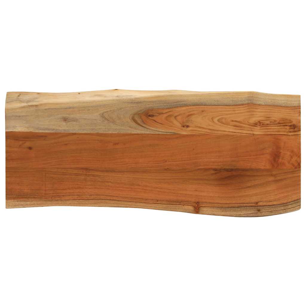 Blat masă 90x40x3,8 cm dreptunghiular lemn acacia margine vie GartenMobel Dekor