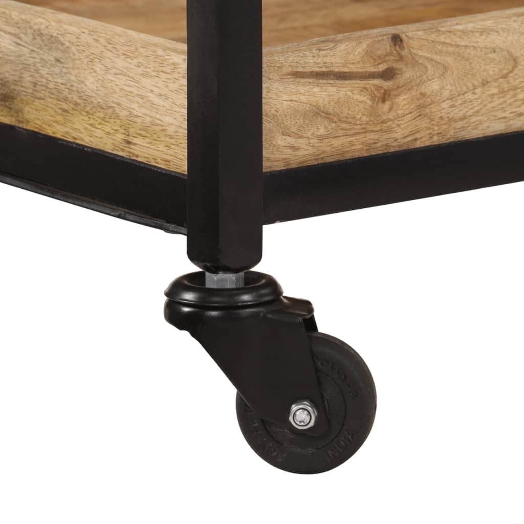 Cărucior de bucătărie, 60x40x80 cm, lemn masiv de mango brut GartenMobel Dekor