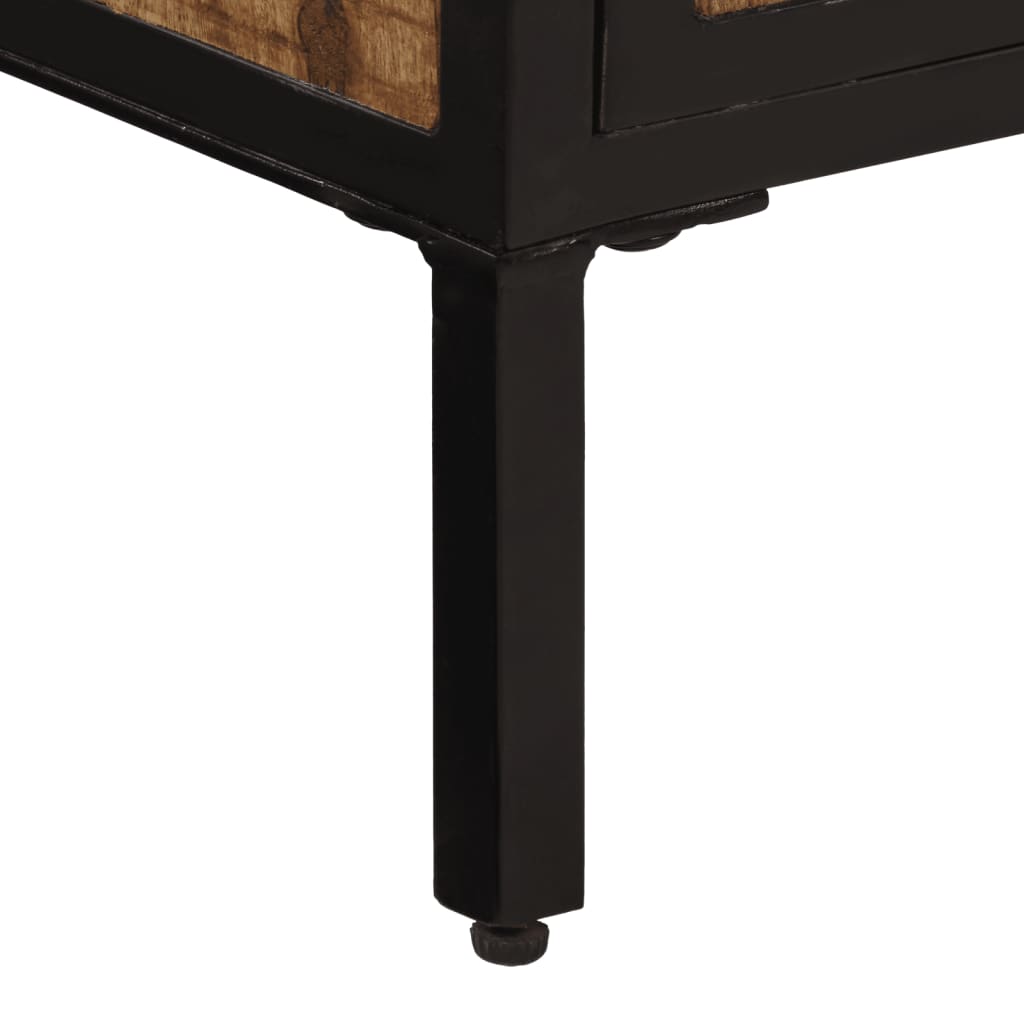 Dulap, 105x35x70 cm, lemn masiv de mango brut GartenMobel Dekor