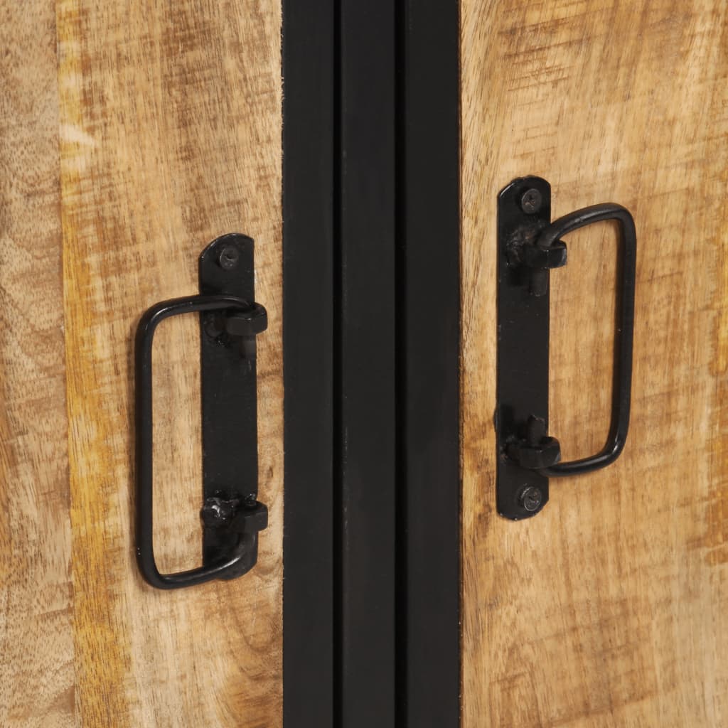 Dulap, 105x35x70 cm, lemn masiv de mango brut GartenMobel Dekor