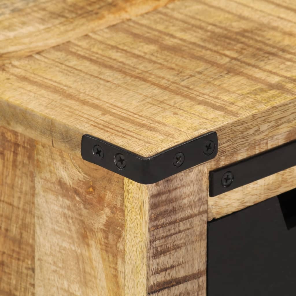 Dulap cu 2 sertare, 55x35x60 cm, lemn masiv de mango GartenMobel Dekor