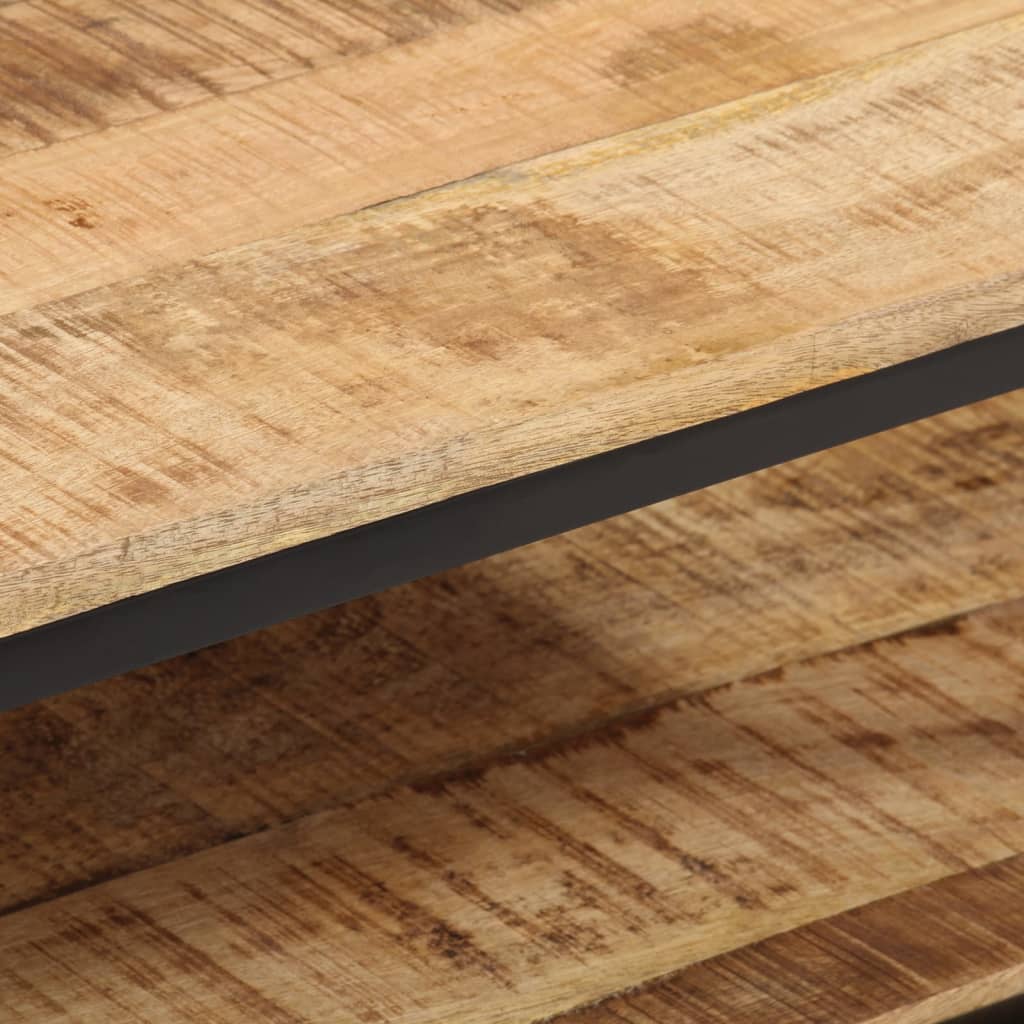 Măsuță de cafea, 100x50x35 cm, lemn masiv de mango brut GartenMobel Dekor