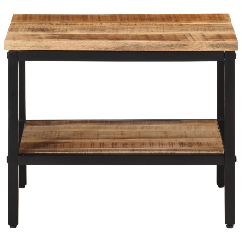 Măsuță de cafea, 45x45x35 cm, lemn masiv de mango brut GartenMobel Dekor