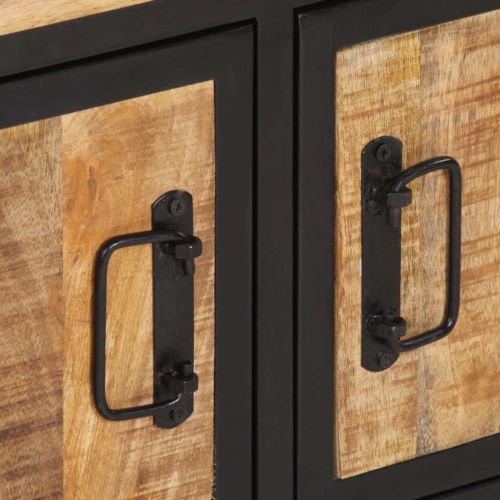 Măsuță de cafea, 80x50x40 cm, lemn masiv de mango brut GartenMobel Dekor