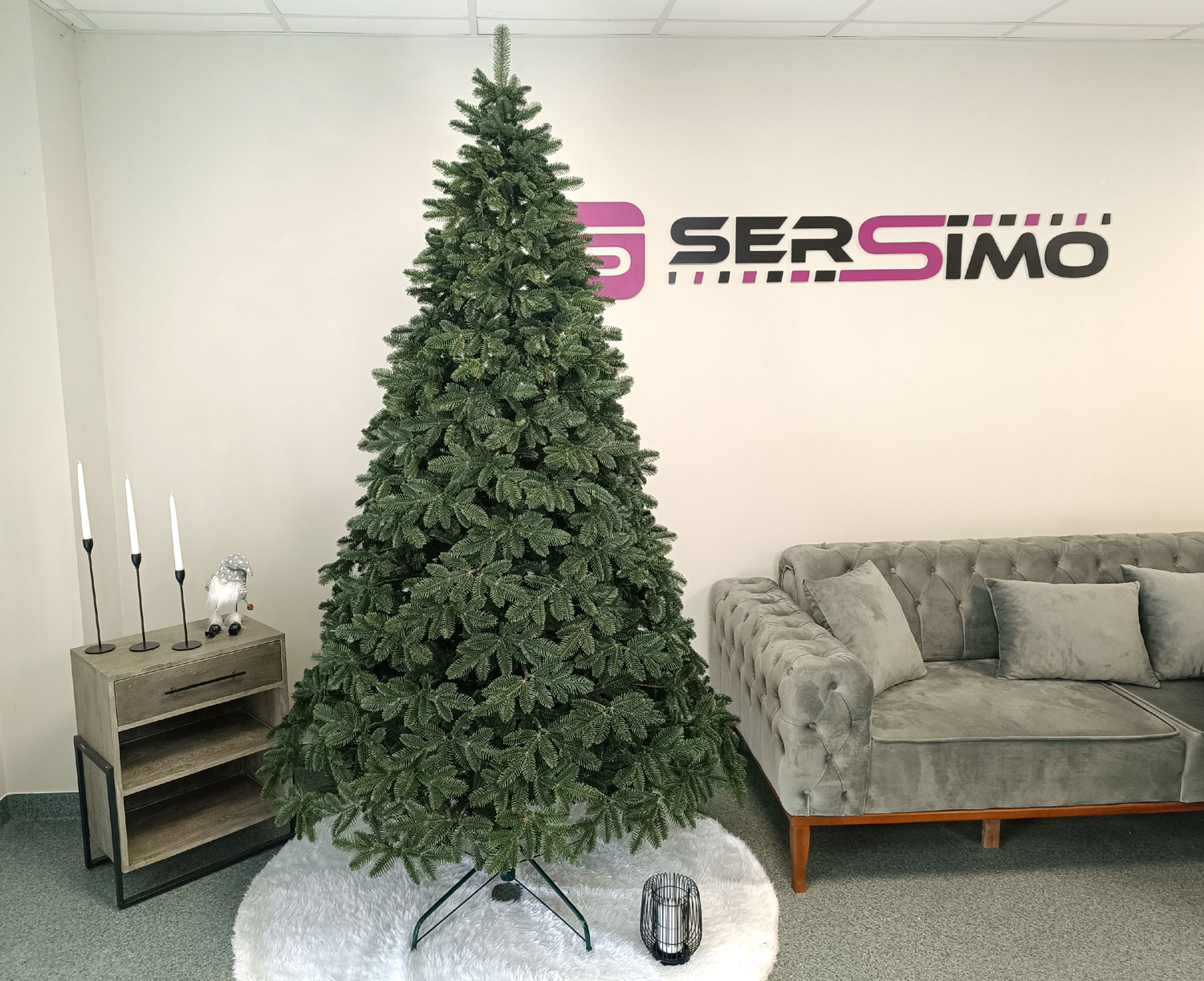 Brad artificial Christmas Deluxe by Sersimo, Canada verde, 3D, 250cm Household NewTrend