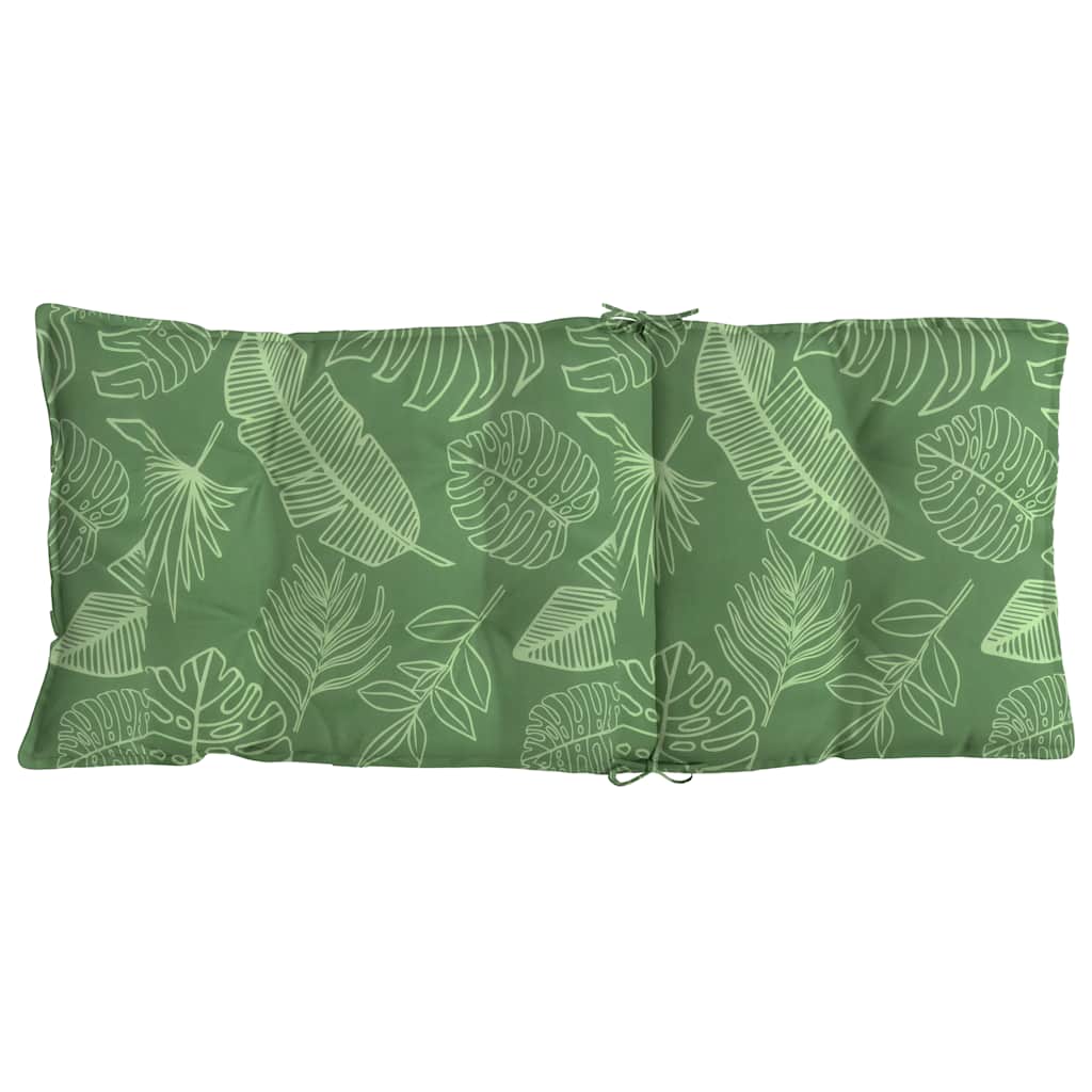 Perne de scaun spătar înalt, 4 buc, model frunze, textil Oxford GartenMobel Dekor