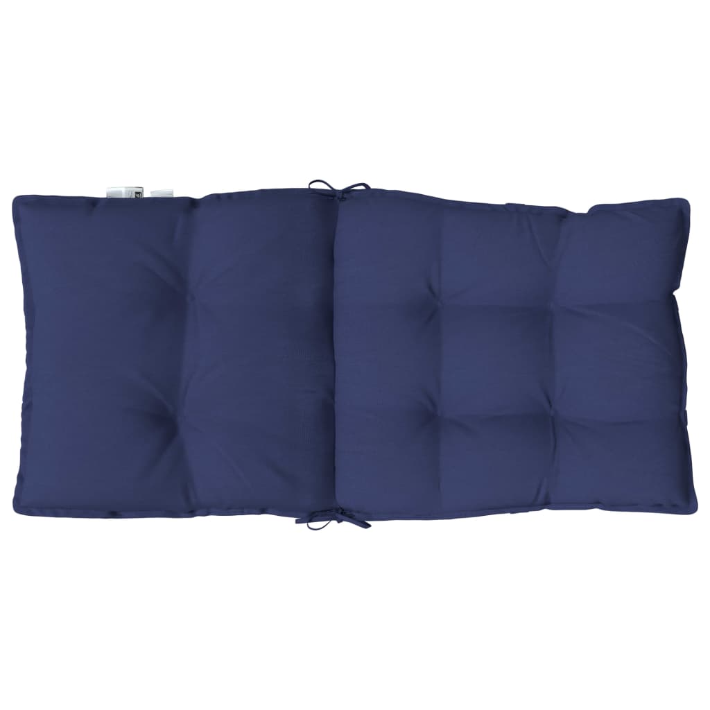 Perne scaune cu spătar jos, 2 buc., bleumarin, textil oxford GartenMobel Dekor