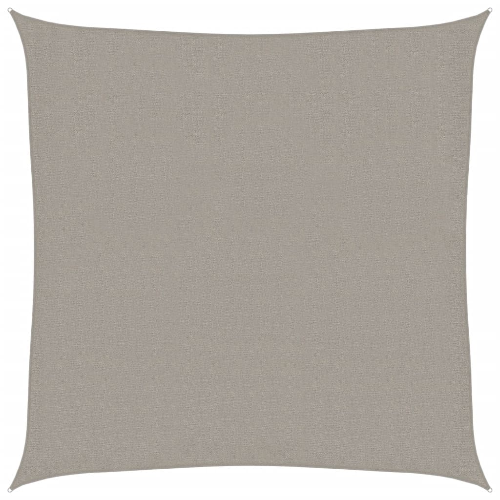 Pânză parasolar, gri deschis, 3,6x3,6 m, pătrat, 160 g/m², HDPE GartenMobel Dekor