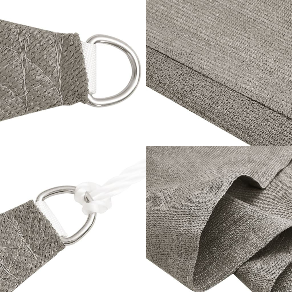 Pânză parasolar gri deschis dreptunghiular 2x4,5m HDPE 160 g/m² GartenMobel Dekor