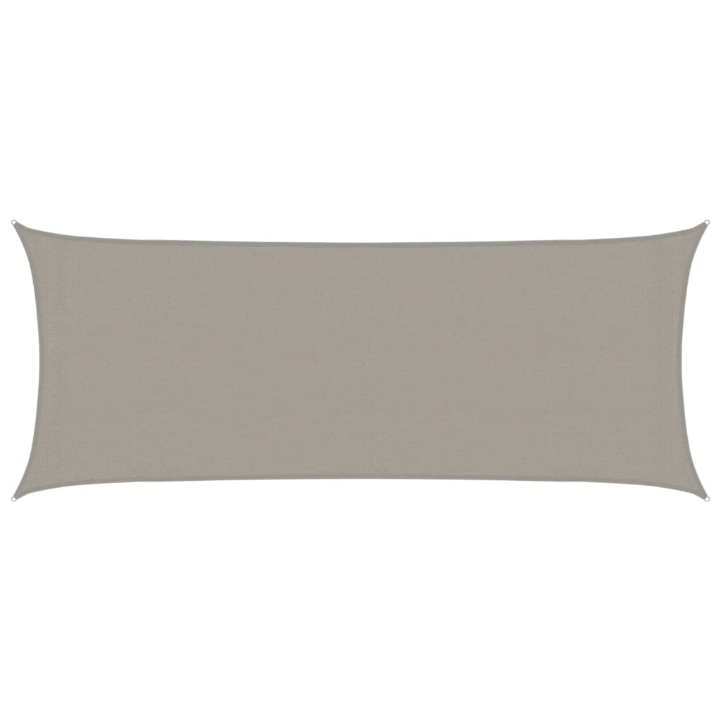 Pânză parasolar gri deschis dreptunghiular 2x5 m HDPE 160 g/m² GartenMobel Dekor