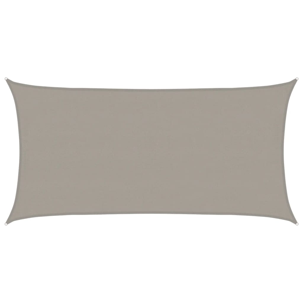 Pânză parasolar gri deschis dreptunghiular 4x7 m HDPE 160 g/m² GartenMobel Dekor