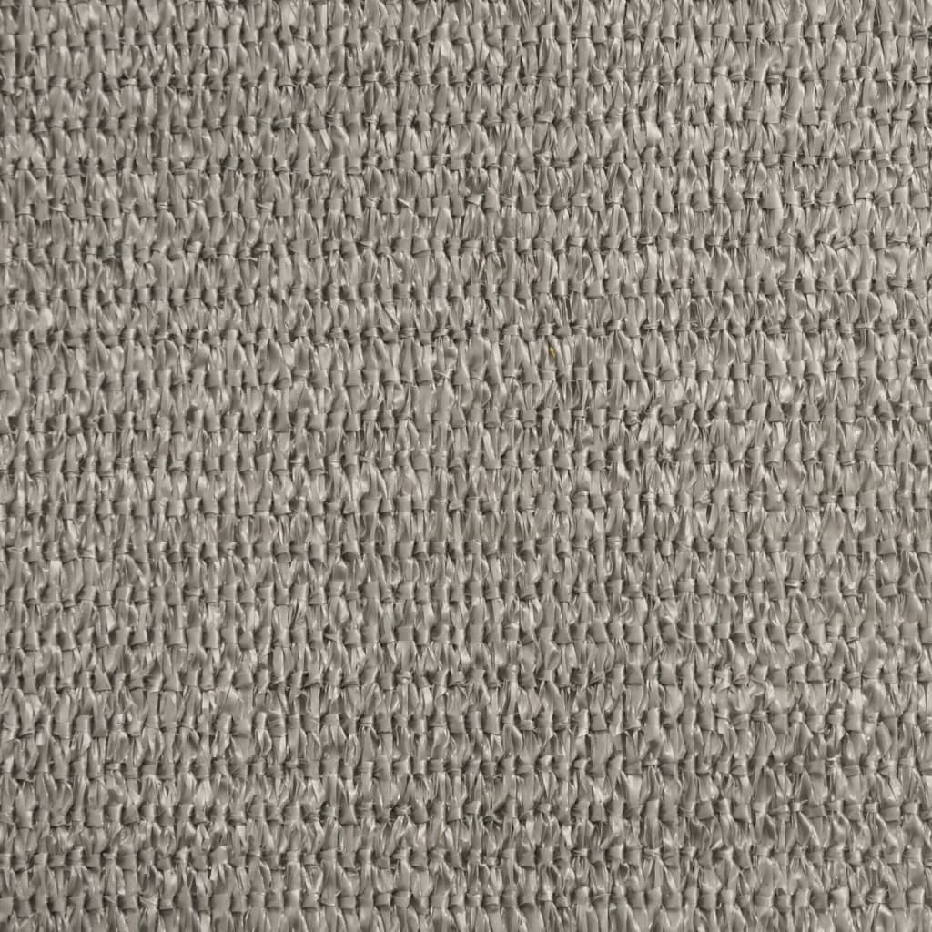 Pânză parasolar gri deschis dreptunghiular 4x7 m HDPE 160 g/m² GartenMobel Dekor