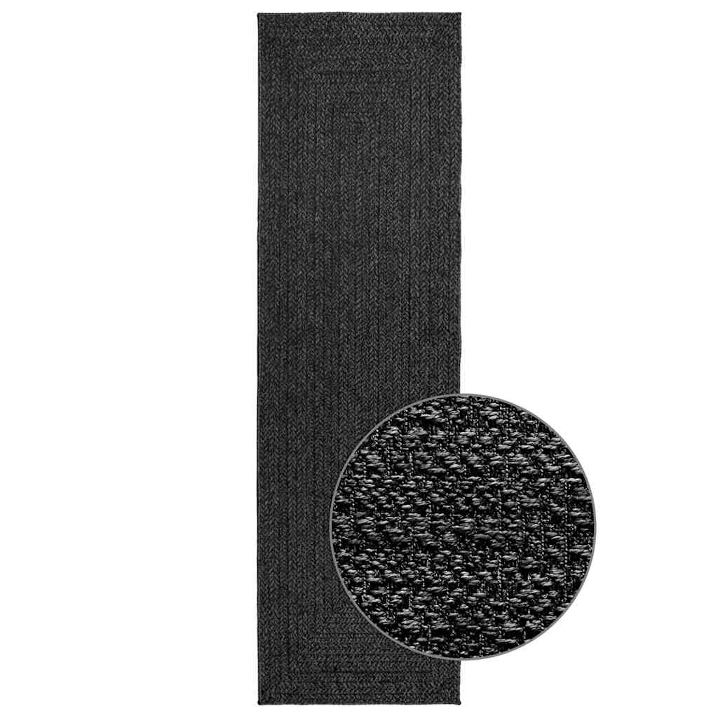 Covor „ZIZUR” Antracit aspect iuta pentru interior și exterior GartenMobel Dekor