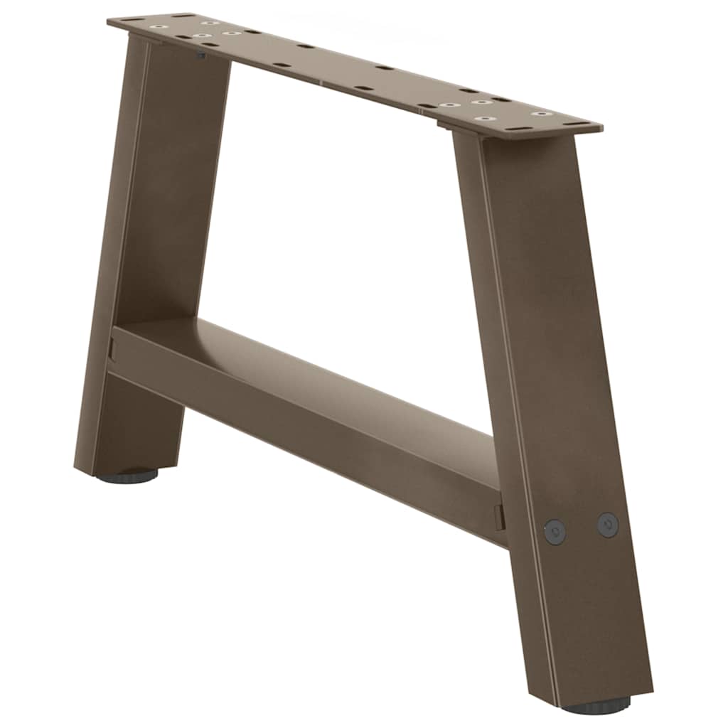 Picioare pentru măsuță de cafea în formă de A, 2 buc., 60x(30-31) cm, oțel GartenMobel Dekor