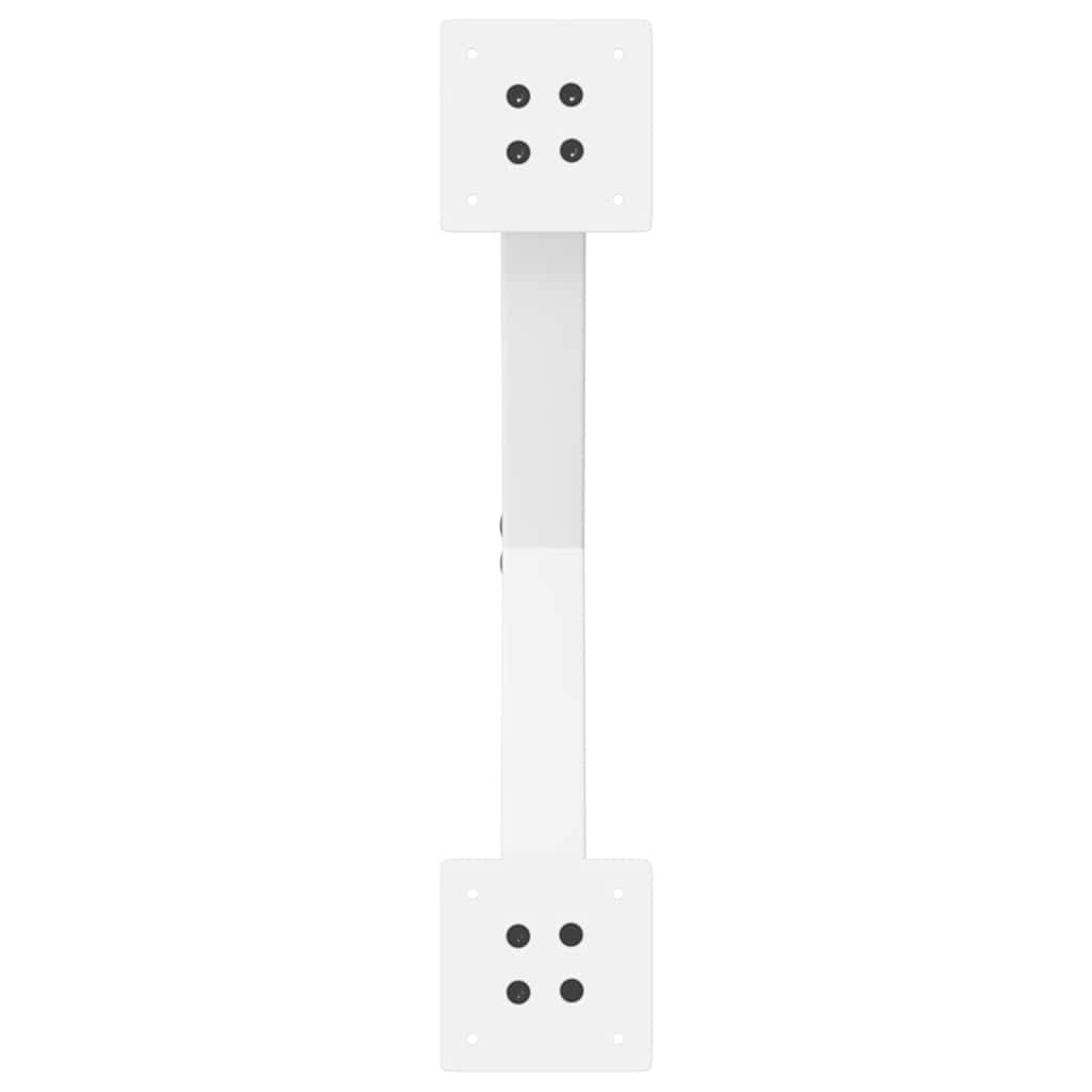 Picioare de masă în formă de X, 2 buc., alb, 50x(72-73) cm, oțel GartenMobel Dekor