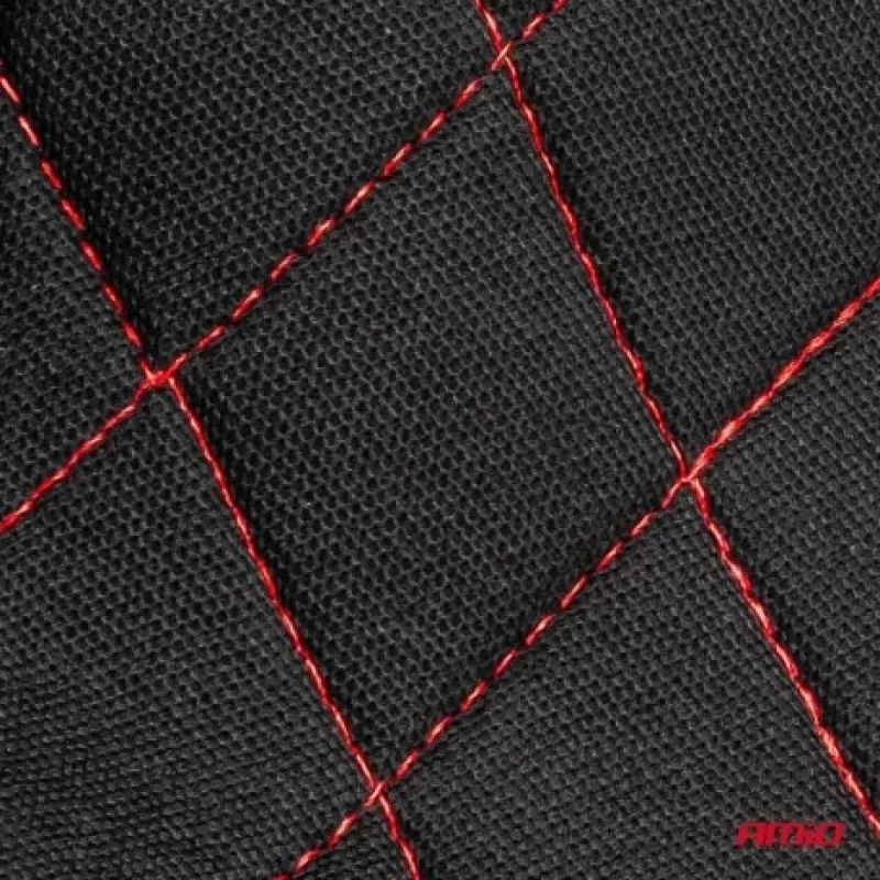 Huse scaun universale 9buc Amio SC-03 - Negru/Rosu Garage AutoRide