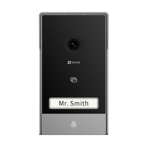 Kit video-interfon, monitor tactil 7', 2 posturi exterioare, camera 2K, audio, IR 6m, Wi-Fi - EZVIZ CS-HP7(3MP,2-Entry Kit) SafetyGuard Surveillance