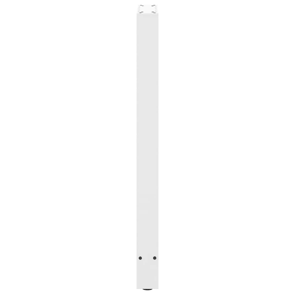 Picioare de masă de bar, albe, 2 buc., 40x(100-101) cm, oțel GartenMobel Dekor