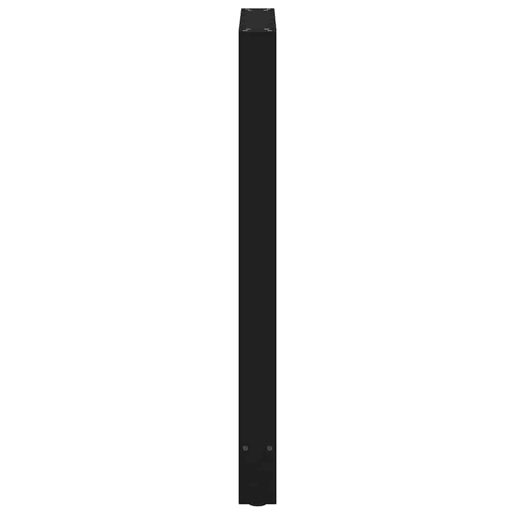 Picioare de masă de bar, negre, 2 buc., 60 x (100-101) cm, oțel GartenMobel Dekor