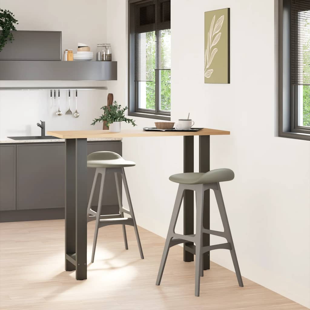 Picioare de masă de bar antracit, 2 buc., 50x(110-111) cm, oțel GartenMobel Dekor