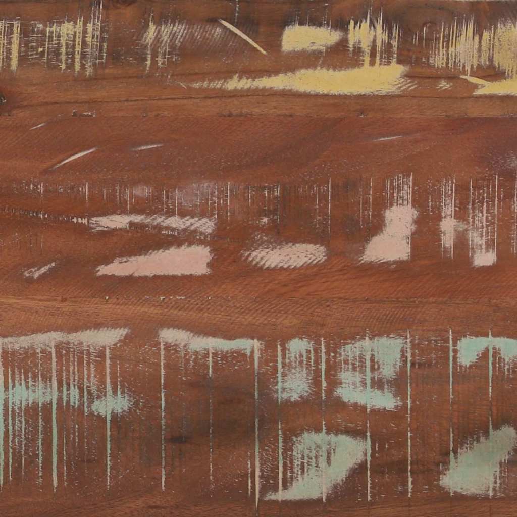 Bancă Multicolour 100 x 35 x 45 cm Lemn masiv recuperat GartenMobel Dekor