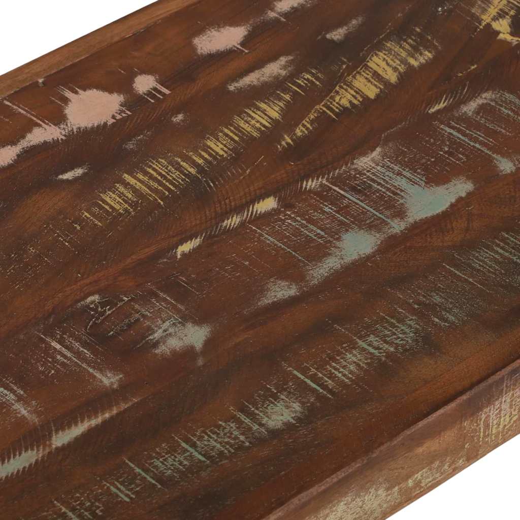 Bancă Multicolour 100 x 35 x 45 cm Lemn masiv recuperat GartenMobel Dekor