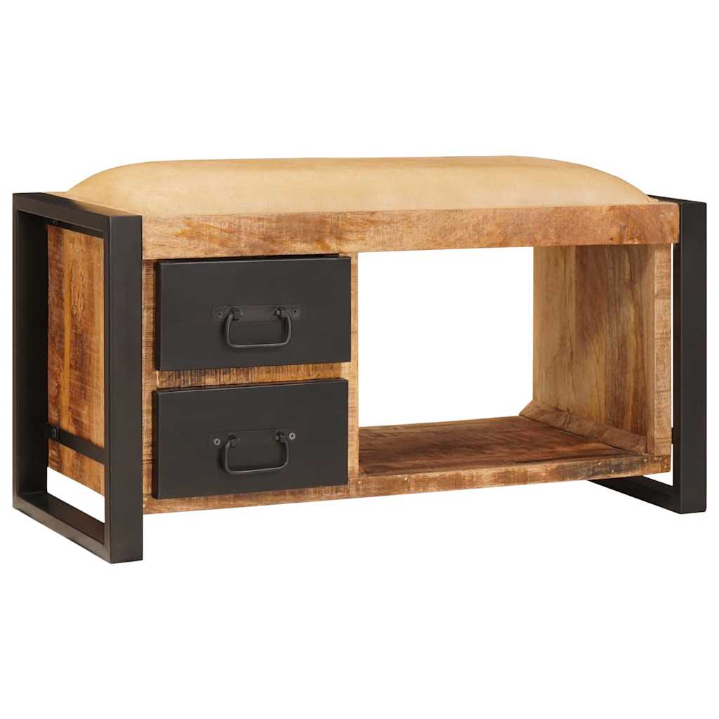 Bancă de depozitare Maro 80 x 35 x 40 cm Lemn masiv de mango GartenMobel Dekor