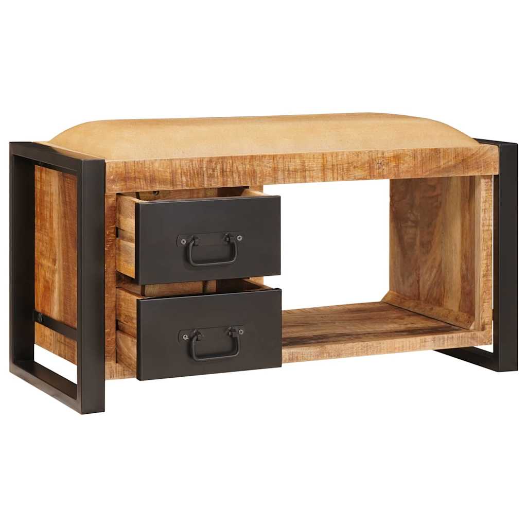 Bancă de depozitare Maro 80 x 35 x 40 cm Lemn masiv de mango GartenMobel Dekor