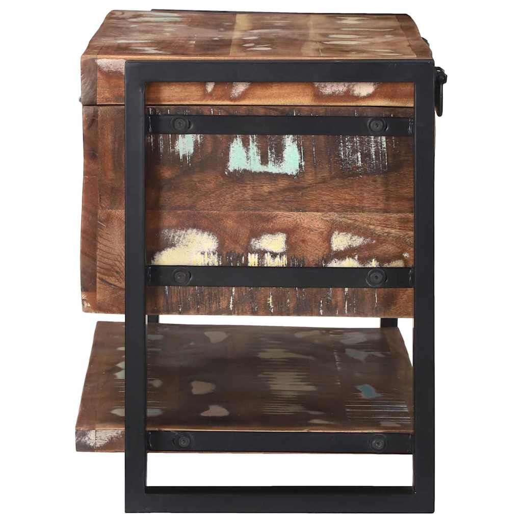 Cutie de Depozitare Multicolour Lemn masiv recuperat GartenMobel Dekor