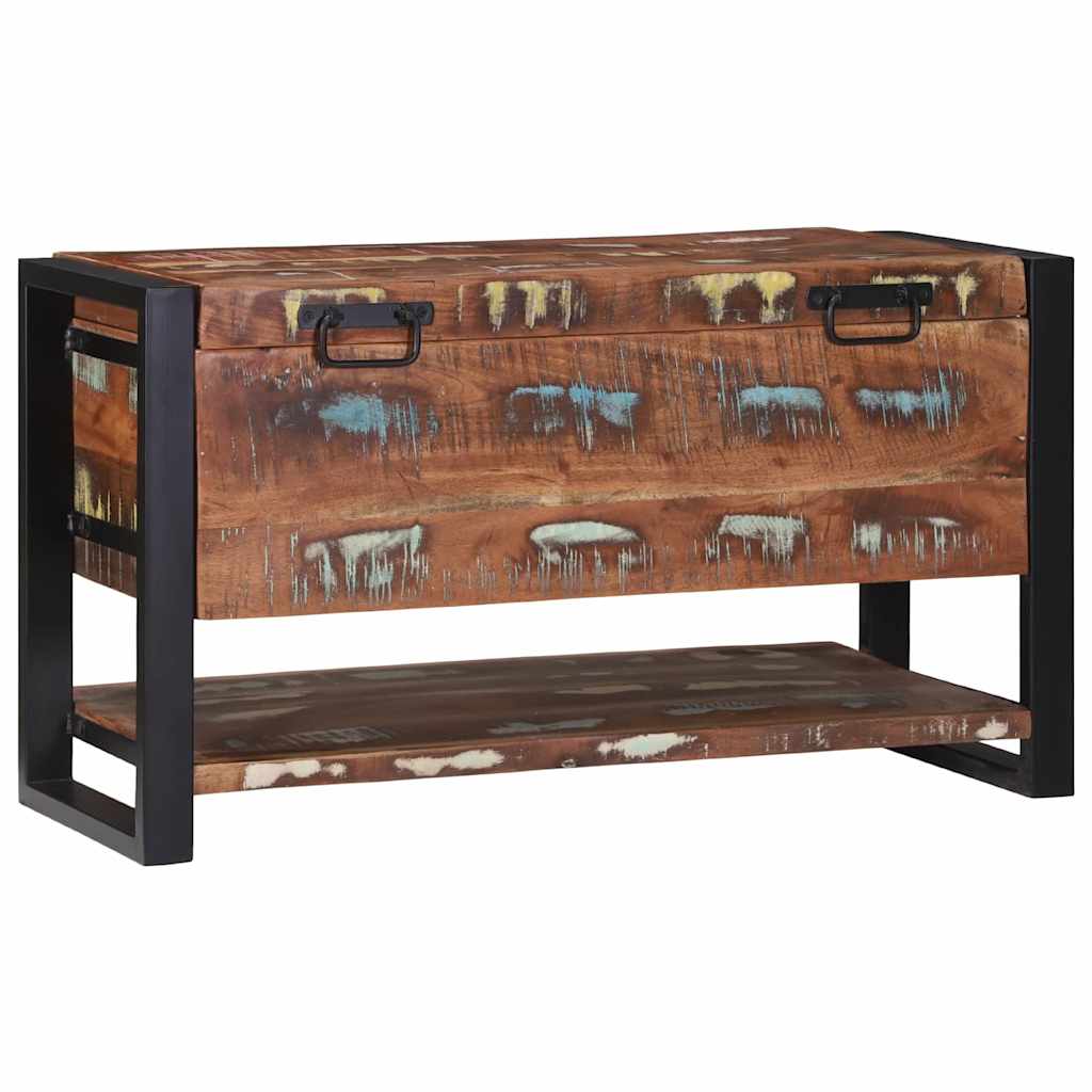 Cutie de Depozitare Multicolour Lemn masiv recuperat GartenMobel Dekor