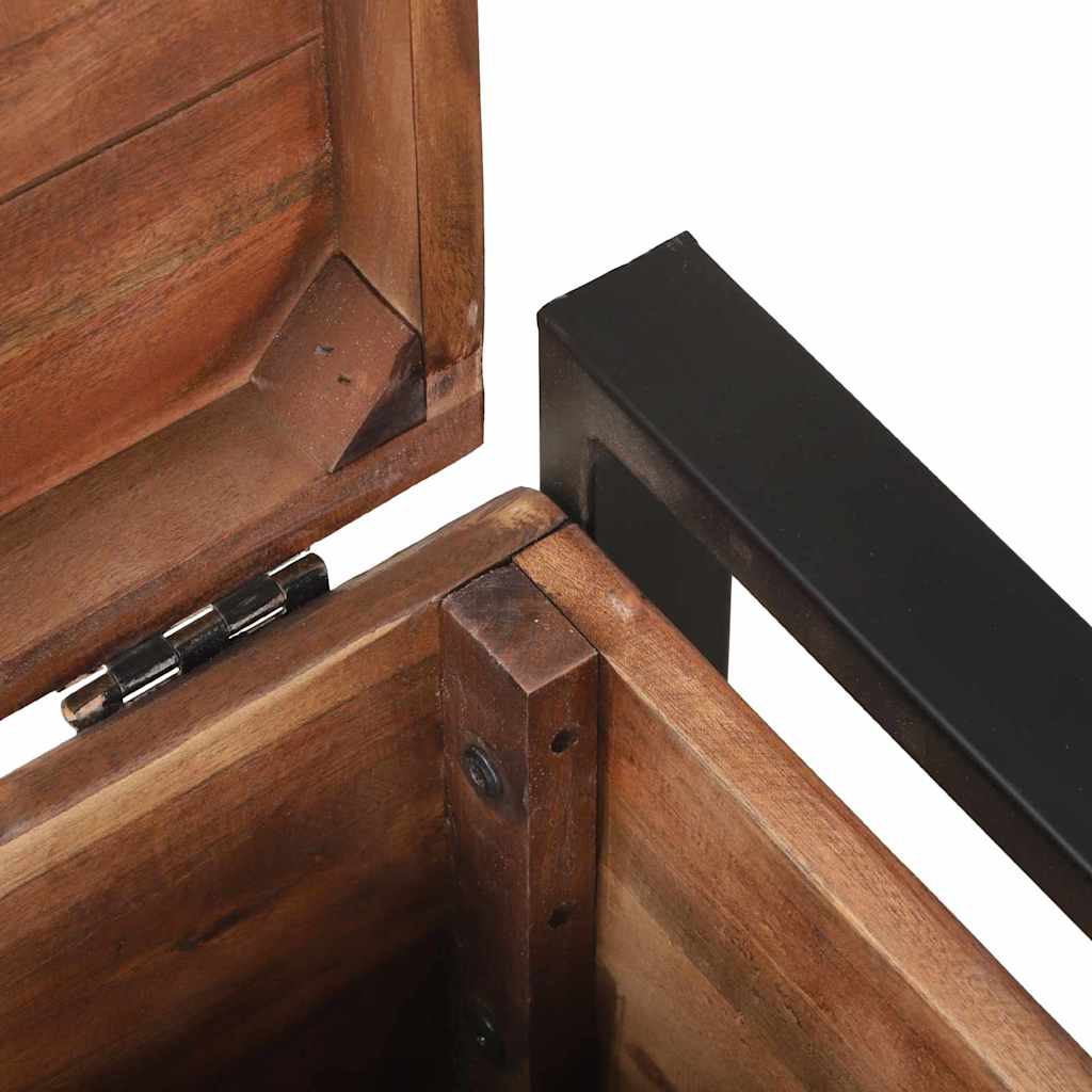 Lade de Depozitare Maro 40 x 30 x 30 cm Lemn masiv recuperat GartenMobel Dekor