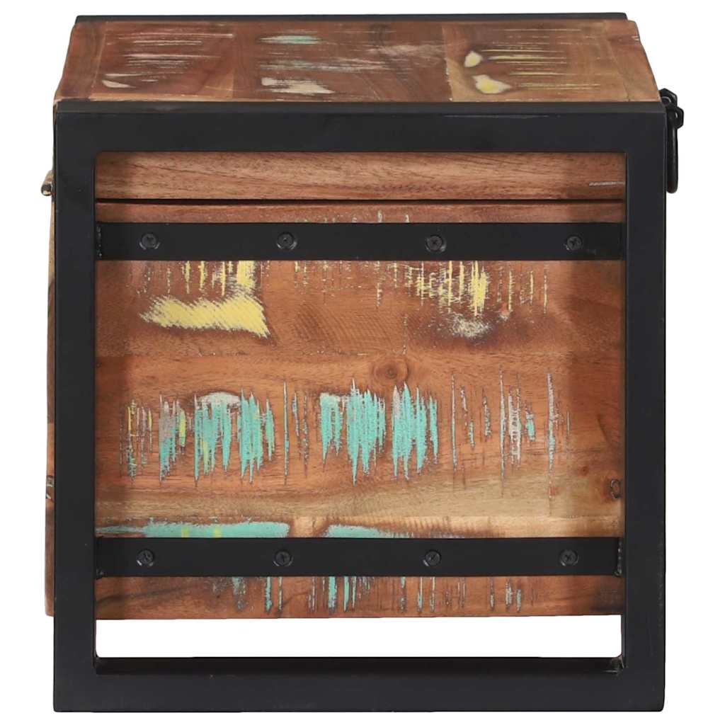 Lade de Depozitare Maro 40 x 30 x 30 cm Lemn masiv recuperat GartenMobel Dekor