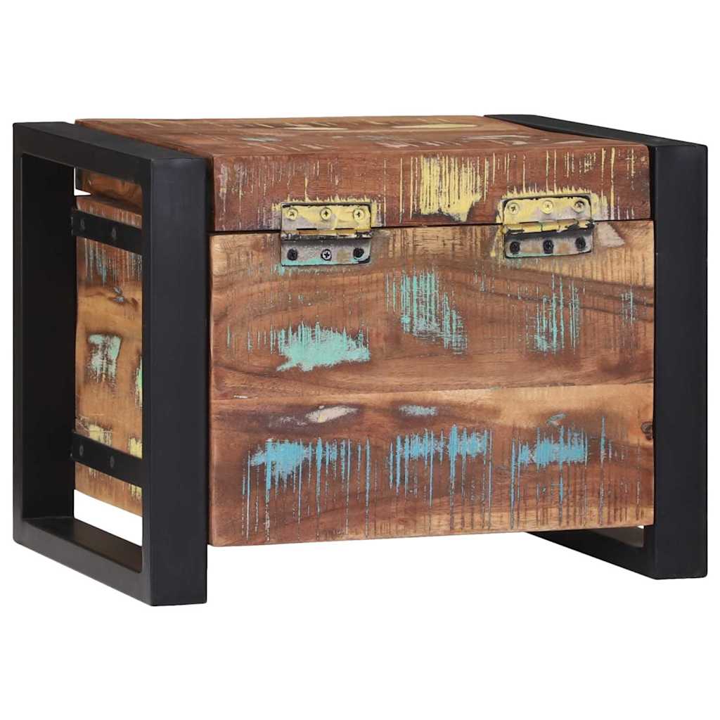 Lade de Depozitare Maro 40 x 30 x 30 cm Lemn masiv recuperat GartenMobel Dekor